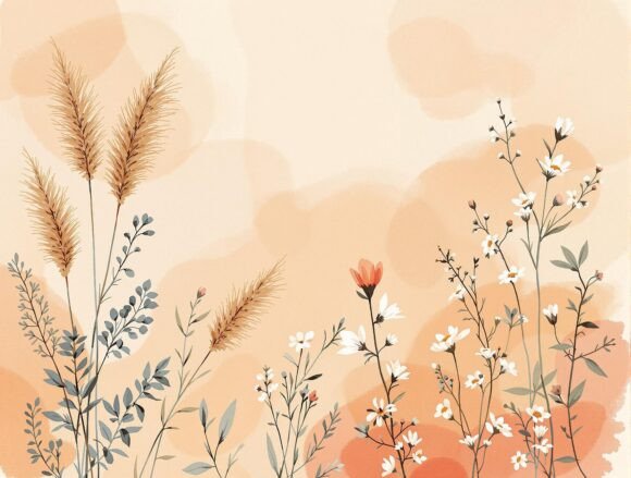 A Warm-toned Background with Earthy
