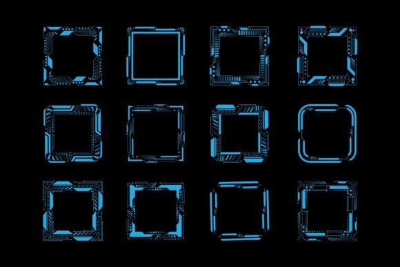 Abstract Frame Hud Technology Futuristic: A Practical Design Asset Review