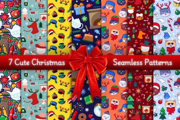 Christmas Seamless Patterns Set: Elevate Your Holiday Design Projects