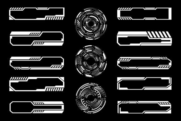 Cyberpunk Hud Interface Design Elements