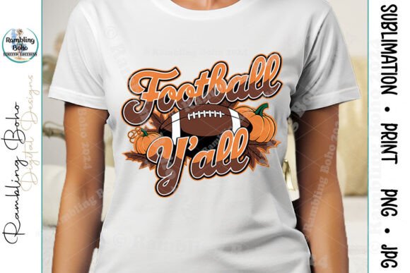 Football Y all Dark Puffy Graffiti Decor: A Bold Statement for Your Next Project