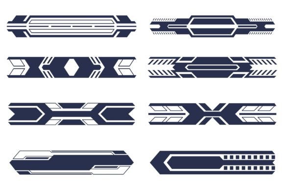 High Tech Horizontal Interface Bars for Design