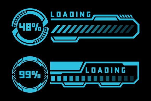 Hud Futuristic Loading Bars Sci Fi: Elevating Your Digital Aesthetics