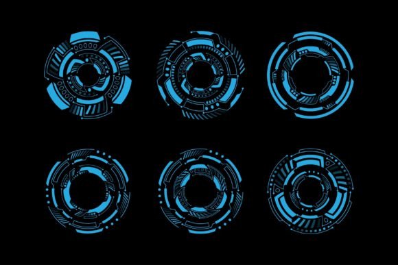 HUD Futuristic Sci-fi Interface Elements