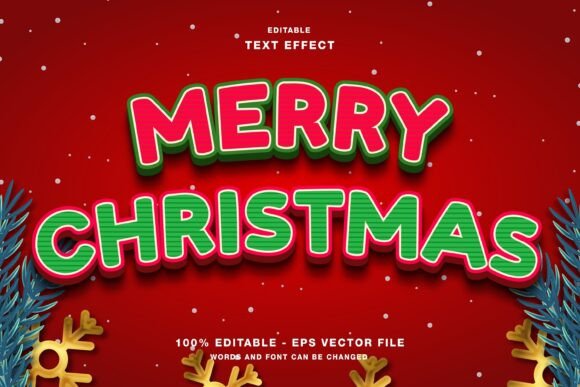 Mastering the Merry Christmas 3D Text Effect Template for Holiday Campaigns