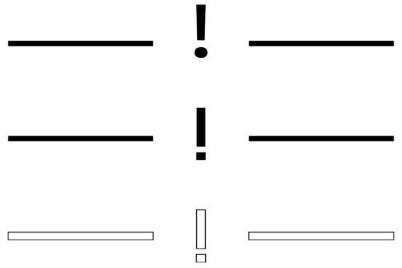 The Divider Horizontal Exclamation Mark: A New Standard in Visual Communication